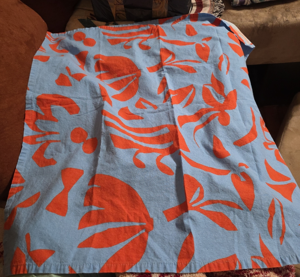 Opalhouse Light Blue and Orange Floral Bandana
